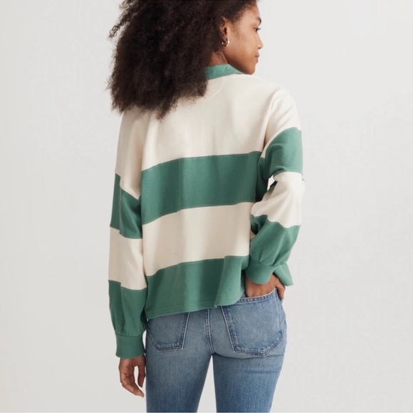 Madewell, Striped Rugby Polo Shirt - Picture 8 of 8